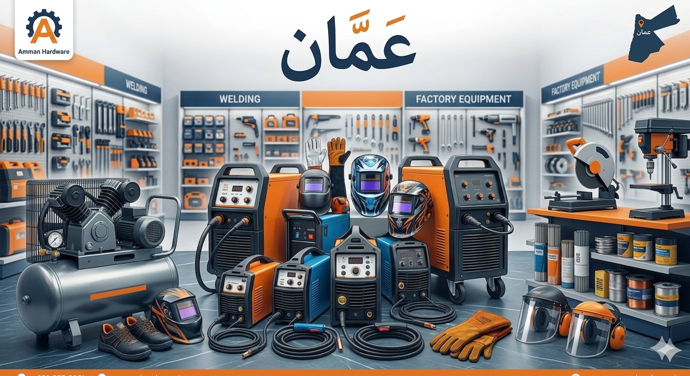 مستلزمات اللحام والمصانع في الأردن: دليلك الشامل من "عمان هاردوير