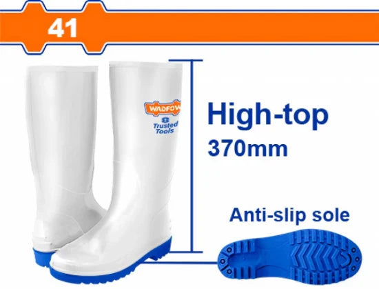 جزمة عمال ابيض جودة عالية #41 وادفو  WRB2L41