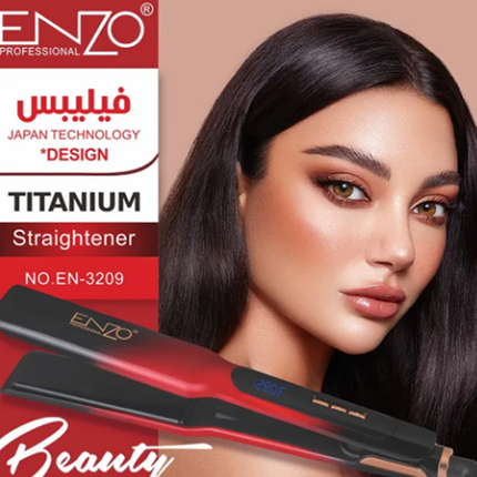 ستريتنر فيليبس لفرد الشعر بطريقة احترافية بـ درجة ْ1280 مع سيروم "هدية " - ENZO