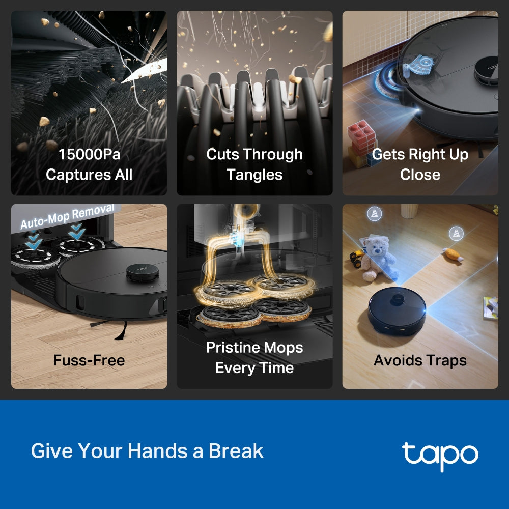 روبوت مكنسة وممسحة | Tapo RV50 Pro Omni | Tapo