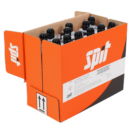 SIMIX Iron Bonding Anchor Tube Gray 300ml with Two Mixing Nozzles (055866)
