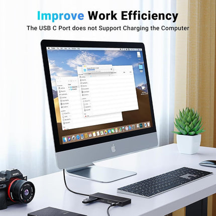 موزع USB رباعي الوظائف من UGREEN بسرعة 10 جيجابت في الثانية / 35583