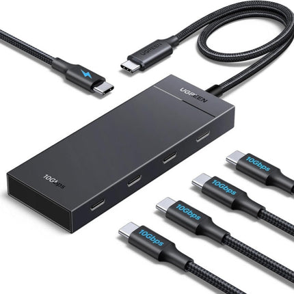 موزع يوجرين 5 في 1 USB-C إلى 4 منافذ USB-C 3.2 مع PD / 55334