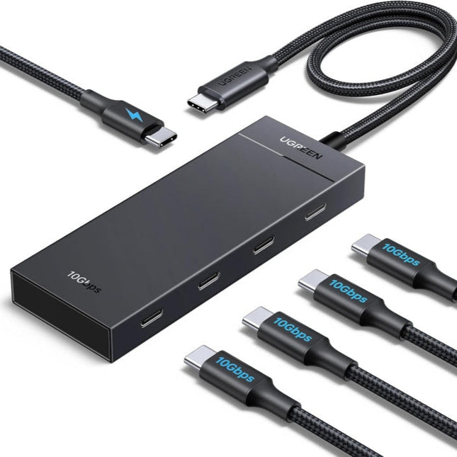 موزع يوجرين 5 في 1 USB-C إلى 4 منافذ USB-C 3.2 مع PD / 55334