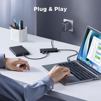موزع يوجرين 5 في 1 USB-C إلى 4 منافذ USB-C 3.2 مع PD / 55334