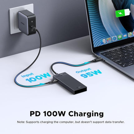 موزع يوجرين 5 في 1 USB-C إلى 4 منافذ USB-C 3.2 مع PD / 55334