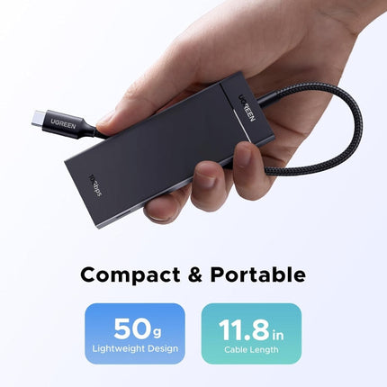 موزع يوجرين 5 في 1 USB-C إلى 4 منافذ USB-C 3.2 مع PD / 55334