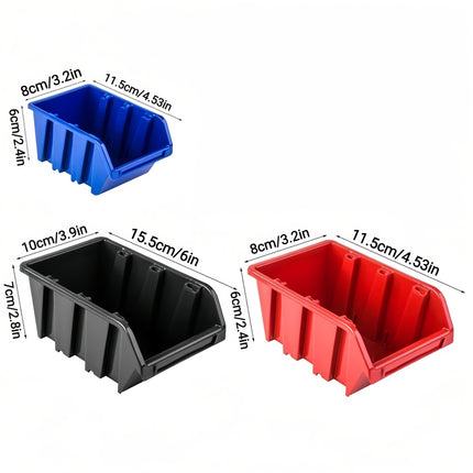 مجموعة منظم أدوات شديدة التحمل – 94 قطعة (رف حائط للجراج)