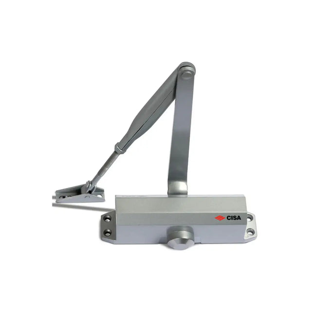 Cisa 80kg Italian Door Closer, Silver (60460.03.97QT)