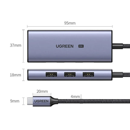 موزع متعدد الوظائف  4 في 1 | 50629.UGREEN