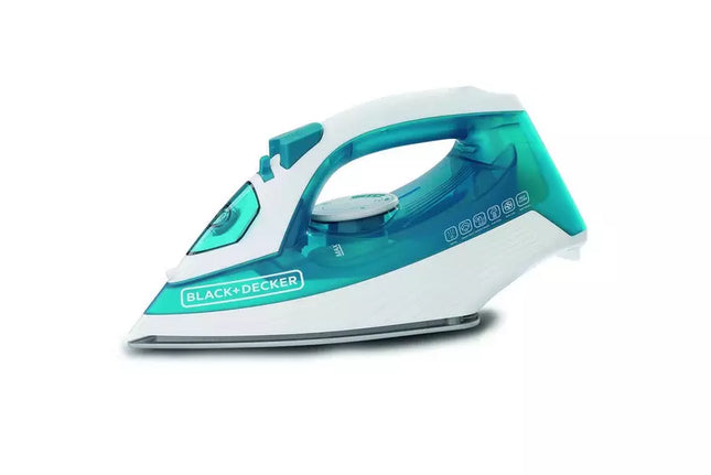 مكواة بخار بلاك اند ديكر  بقوة 1600 واط مع قاعدة غير لاصقة