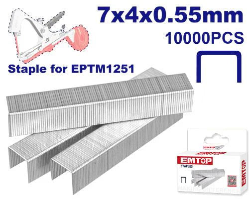 كبسات لماكينة ربط النباتات  EMTOP EPTM1251S