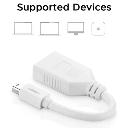 UGREEN Mini DisplayPort Male to DisplayPort Female Adapter | 10445