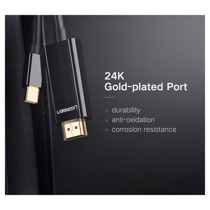 UGREEN Mini DisplayPort to HDMI Cable 4K (1.5M-3M) | MD101
