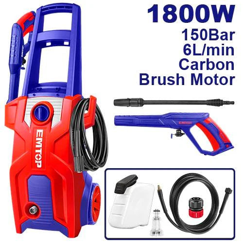 غسالة الضغط العالي EMTOP 1800W | EMTOP غسالة الضغط العالي EMTOP 1800W | EMTOP