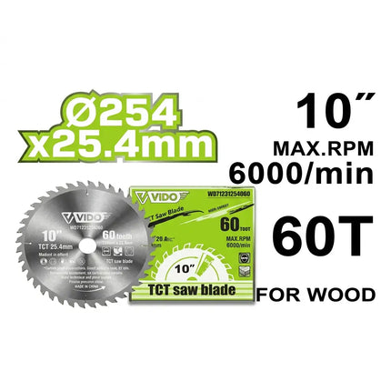 صنية قص خشب 10" 60 سن من فيدو (WD71231254060)