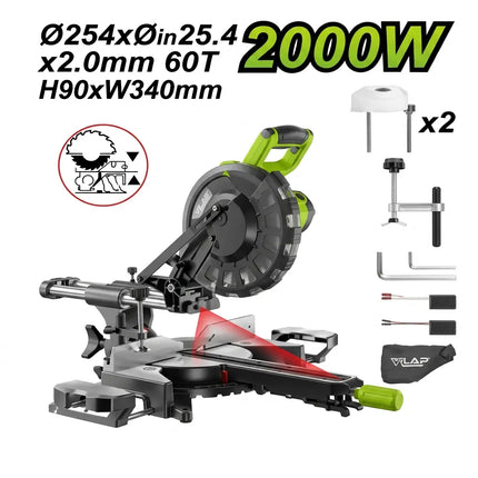 مقطع ذيل 10" سحاب قشاط 2000 واط من فيدو (WD030240254)
