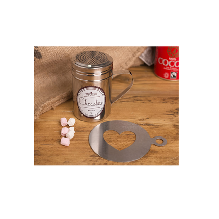 LC COCOA SHAKER AND STENCIL GIFT SET