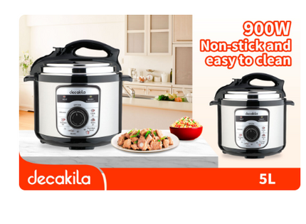 Decakila 5L 900W Electric Pressure Cooker