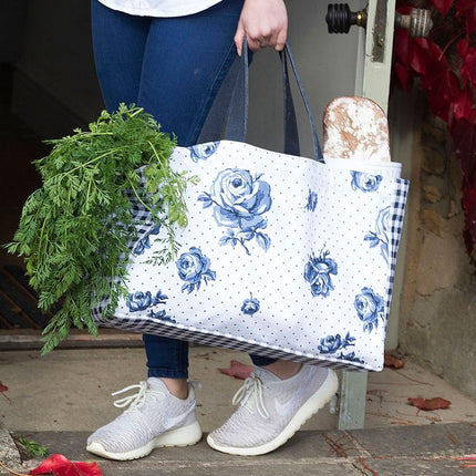 KATIE ALICE VINTAGE INDIGO CANVAS BAG