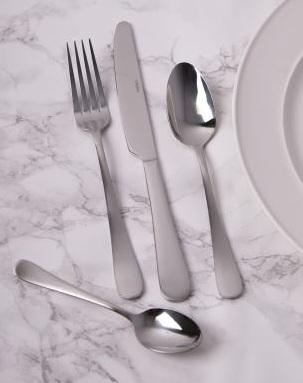 MIKASA CIARA SATIN SYMMETRY 16 PIECE CUTLERY SET