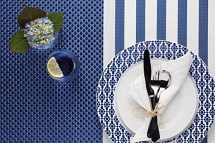 KITCHENCRAFT PLACEMAT - WHITE AND BLUE - KCPMBLU08