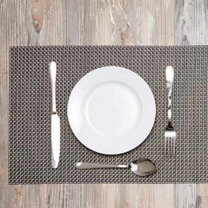 KITCHENCRAFT WOVEN METALLIC WEAVE PLACEMAT