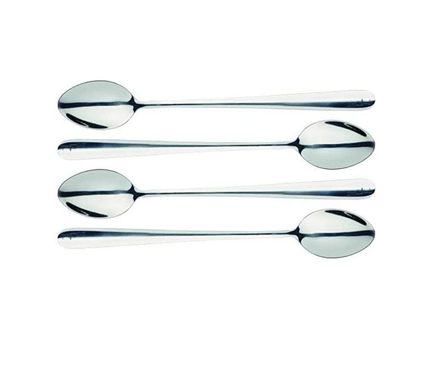 MASTERCLASS STAINLESS STEEL LATTE SPOONS SET 4