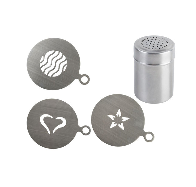 LA CAFETIERE SET OF 3 STENCIL AND SHAKERS