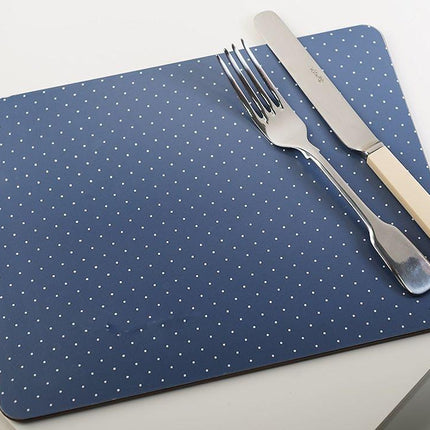 290 X 215MM KATIE ALICE VINTAGE INDIGO PACK OF 6 PREMIUM PLACEMATS