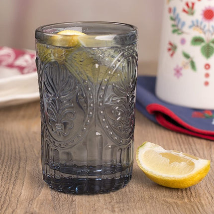 CLEAR GLASS TUMBLER