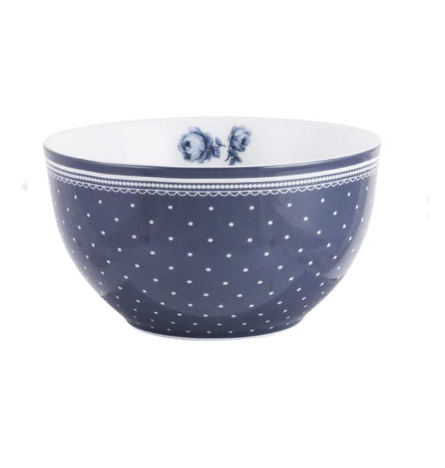 KATIE ALICE VINTAGE INDIGO SPOT CEREAL BOWL