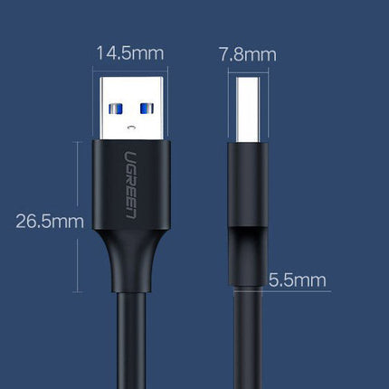 كابل يو جرين USB 2.0 - USB 2.0 / US102
