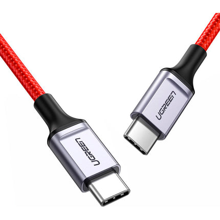 كابل بيانات Ugreen USB-C 2.0 ذكر إلى USB-C 2.0 ذكر 3 أمبير 1 متر | 60186