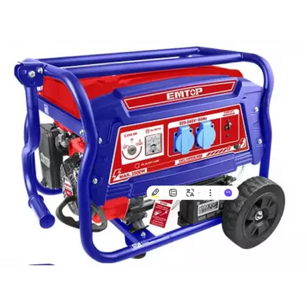 مولد بنزين EMTOP 3.5Kw (مع بطارية)