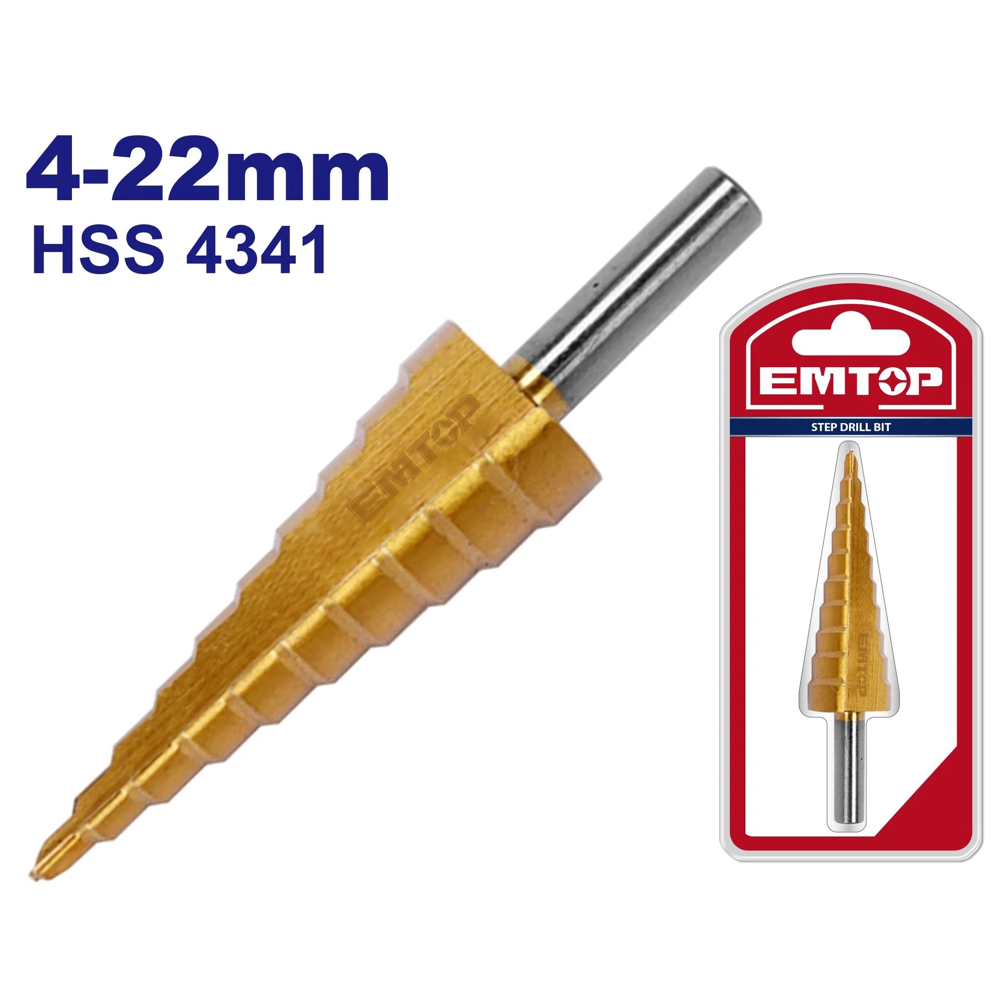 ريش دريل هرم HSS 4341 | EMTOP ريش دريل هرم HSS 4341 | EMTOP