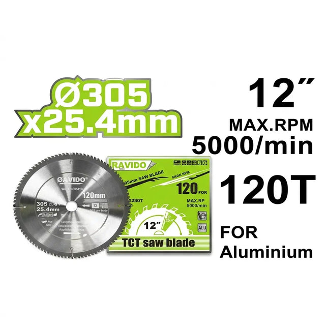 صنية قص المنيوم 12" 120 سن من فيدو (WD71231305120)