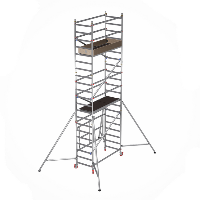 Aluminum scaffold (with ladder) from Mazaya in several lengths