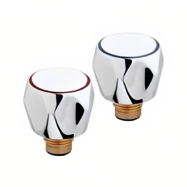 قلب حنفية نحاس0.5انش مع يد كروم