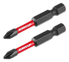 مجموعة رؤوس مفكات براغي مغناطيسية  - PH2 × 50