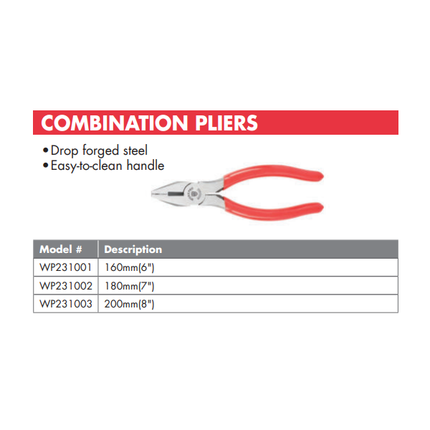 WP231001 زرادية متعددة الاستخدامات مقاس 6 انش 150مم من وركبرو