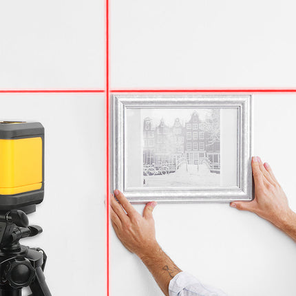 PREXISO PLC10P 2-Line Red Laser Level with Tripod Base