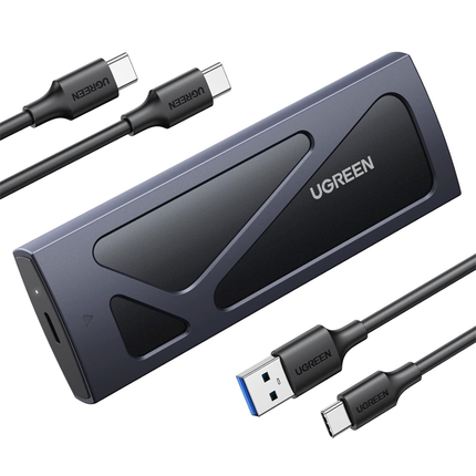 علبة محرك الأقراص الصلبة UGREEN M.2 NVME (10 جيجابت في الثانية) مع كابل C إلى C وC إلى A / 15512