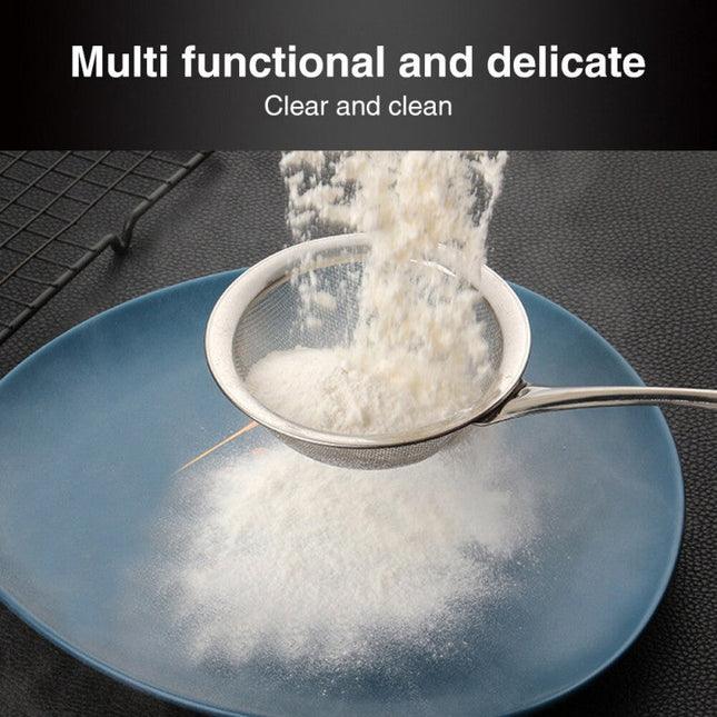 مصفاة ستانليس بمقبض طويل 10 سم