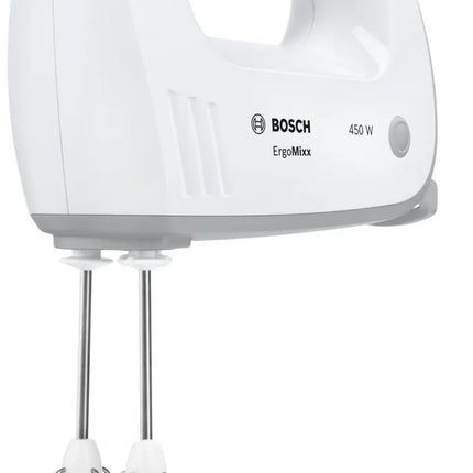 خلاط يدوي مع عجانة إرغو ميكس 450 واط أبيض من بوش Bosch
