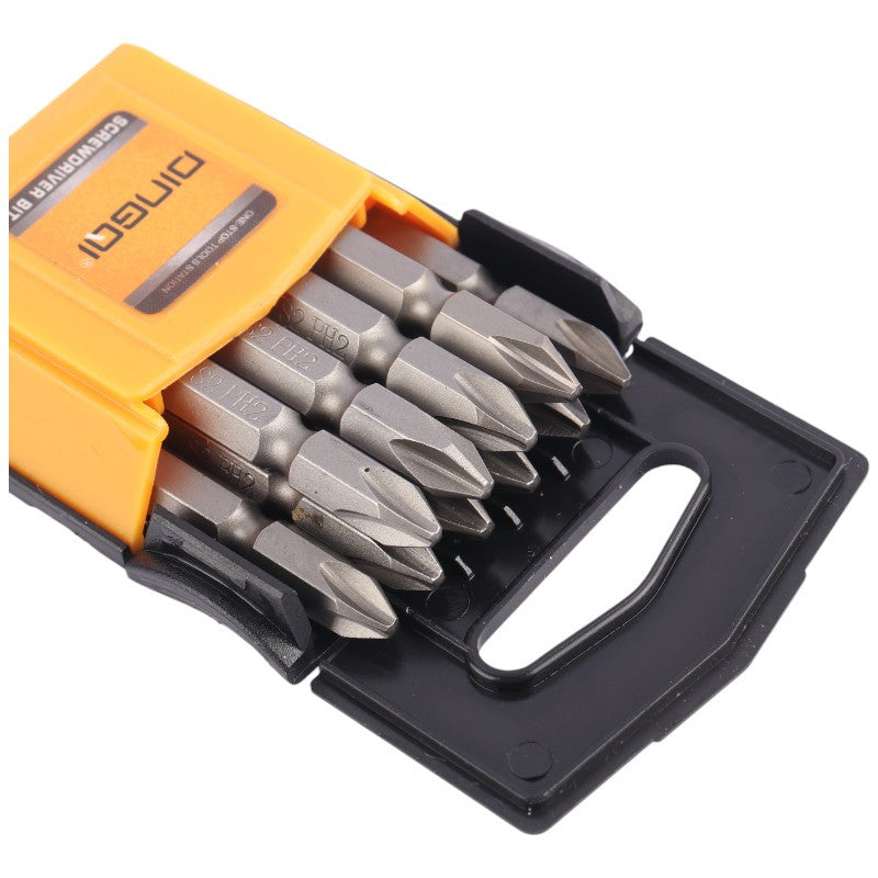 طقم راسيات مفك درل دينكي مصلب من الطرفين 10قطع | DINGQI طقم راسيات مفك درل دينكي مصلب من الطرفين 10قطع | DINGQI