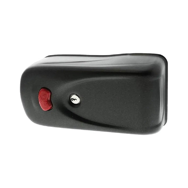 Cisa Italian Electric Strike Plate with Left and Right Black Covers (1A731000)