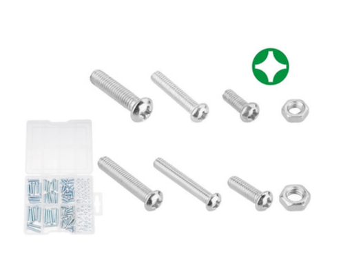 طقم براغي سن ناعم 164 قطعة من جادايفر