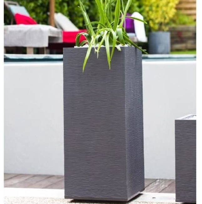 قوار نباتات إيدا - رمادي 31 لتر 39.5*39.5.5*80 سم