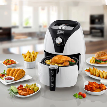 قلاية هوائية سعة 3.5 لتر بقوة 1500 واط مع تقنية الحمل الحراري السريع من  Black & Decker